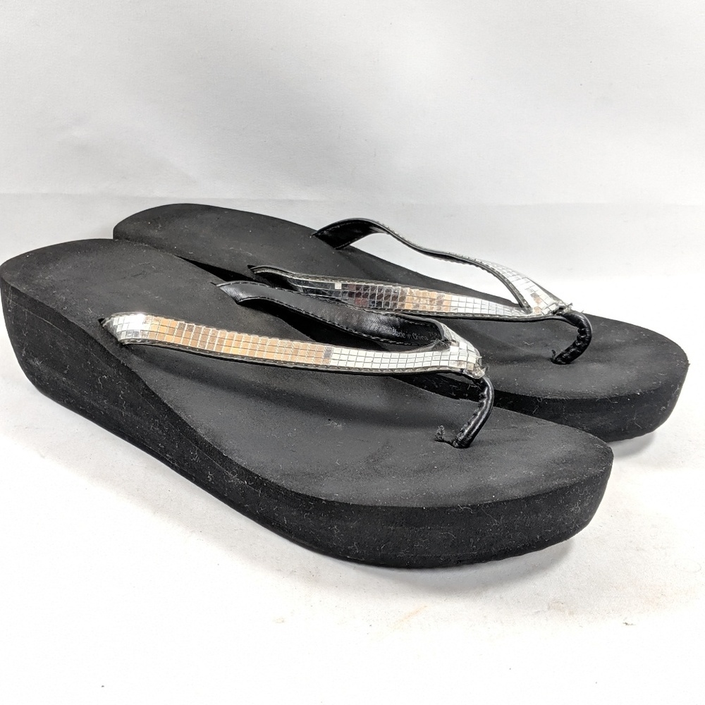 East Side Wedge Thong Sandals Womens 8.5